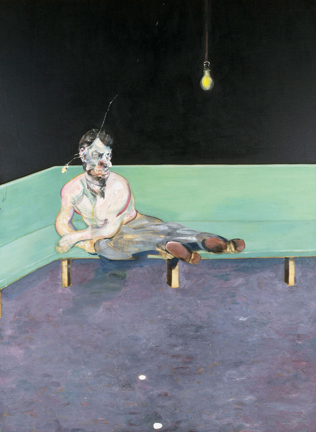 Francis Bacon. Study for Portrait of Lucian Freud, 1964. Oil paint on canvas, 198 x 147.6 cm. The Lewis Collection. © The Estate of Francis Bacon. All rights reserved. DACS, London. Photograph: Prudence Cuming Associates Ltd.