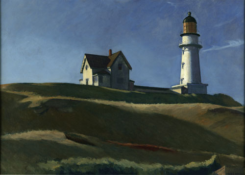 Edward Hopper.<em> Lighthouse Hill,</em> 1927. Oil on canvas, 73.8 x 102.2 cm.