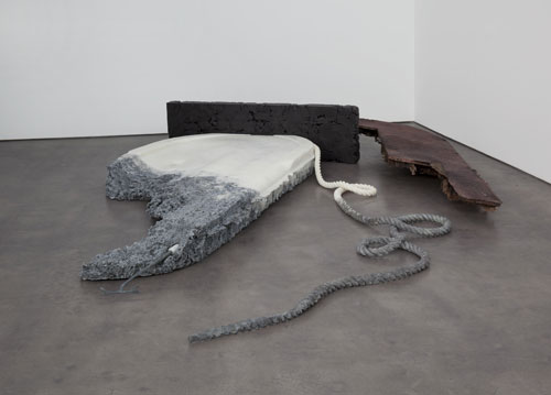 Matthew Barney. River of Fundament. Secret Name, 2008-2011. Cast polycaprolactone, lead, copper and zinc. Courtesy of the artist and Gladstone Gallery, New York and Brussels. Installation view Haus der Kunst, 2014. Photograph: Maximilian Geuter