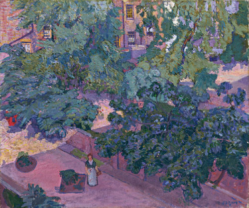 Spencer Gore. <em>The Fig Tree,</em> 1912. Oil on canvas  635 x 762 mm. Bequeathed by JW Freshfield. © Tate