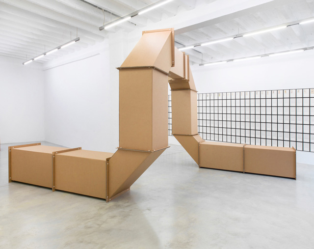 Hanne Darboven and Charlotte Posenenske, installation view, Konrad Fischer Galerie, Berlin, 2017.