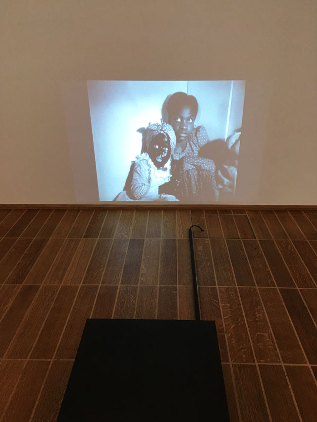 Theaster Gates. Black Temple: Shirley Temple Goes Black, 2016. Installation view. Photograph: Veronica Simpson.