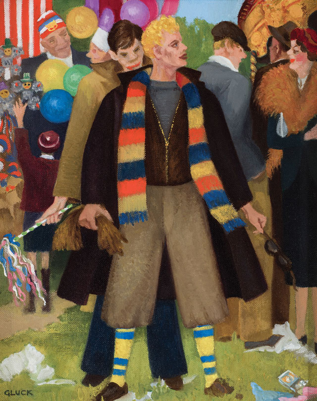 Gluck. Bank Holiday Monday, 1937. Oil on canvas, 24.3 x 19.3 cm. Private collection. Image courtesy of The Fine Art Society.