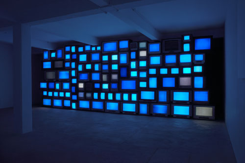 Susan Hiller. Channels, 2013. Installation photograph by Peter White, courtesy the artist, Timothy Taylor Gallery and Matt's Gallery, London.