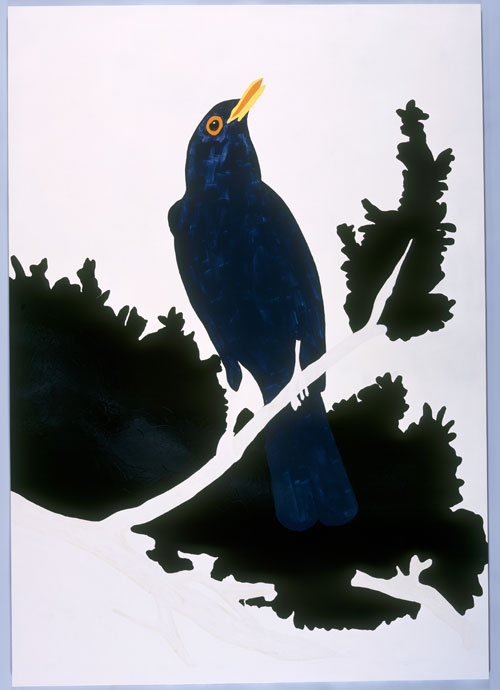 Gary Hume.Blackbird, 1998. Private collection, London.