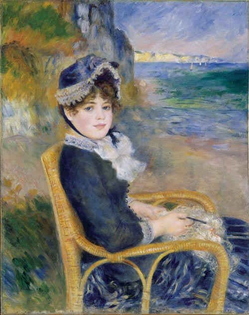Pierre-Auguste Renoir, <em>By the Seashore</em>, 1883. Oil on canvas, 92.1 x 72.4cm. The Metropolitan Museum of Art, H. O. Havemeyer Collection, Bequest of Mrs. H. O. Havemeyer, 1929 (29.100.125). Photo © 1999 The Metropolitan Museum of Art.