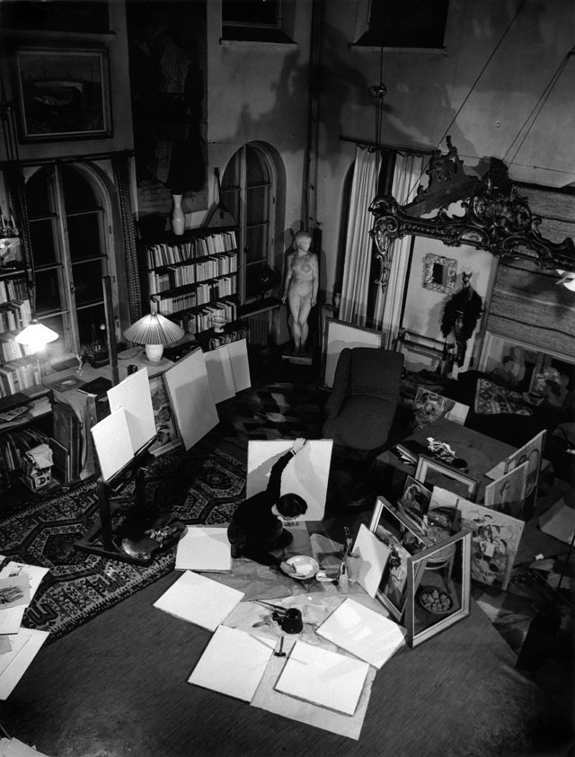 Tove Jansson in her studio. © Per Olov Jansson.