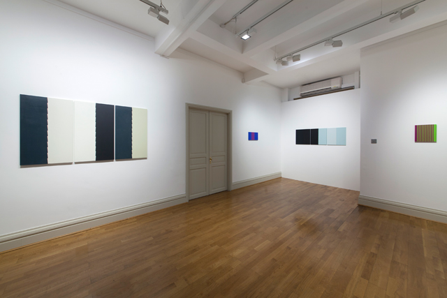 Tess Jaray: Dark & Light, gallery view, 67 Jermyn Street.