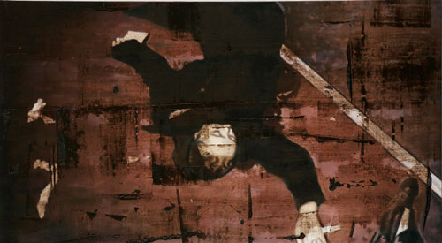 John Keane. Untitled (Terrorist) 2, 2004. Oil on linen © John Keane, courtesy of Flowers Gallery London and New York.