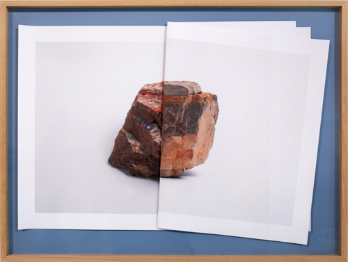 Kapwani Kiwanga. Subduction study #1, 2015. Folding, pigment print, edition of 5. Courtesy Galerie Jérôme Poggi, Paris.