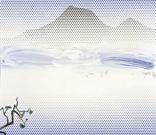 Roy Lichtenstein. Landscape in Fog, 1996. Private Collection. © Estate of Roy Lichtenstein/DACS 2012.