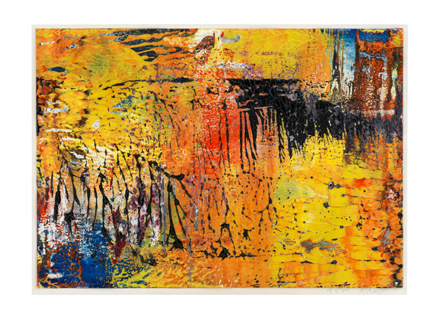 Gerhard Richter. Ohne Titel (17.4.89), 1989. Oil on cardboard, 29.5 x 42 cm (11 2/3 x 16 1/2 in). Courtesy Galerie Ludorff, Düsseldorf.
