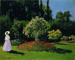 <p>Claude Monet. <em>Femme au jardin,</em> 1866. Oil on canvas, 80 x 99 c. Musée de l