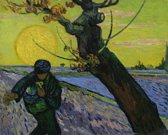Vincent van Gogh. The Sower, 1888. Van Gogh Museum, Amsterdam. (Vincent van Gogh Foundation).