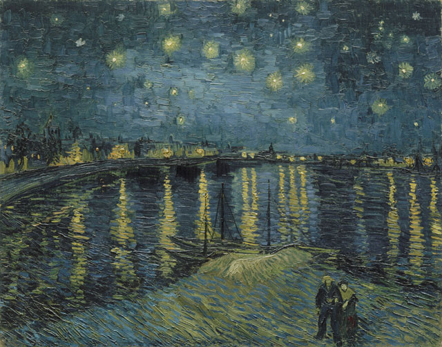 Vincent van Gogh. Starry Night over the Rhône, 1888. Musée d’Orsay, Paris.