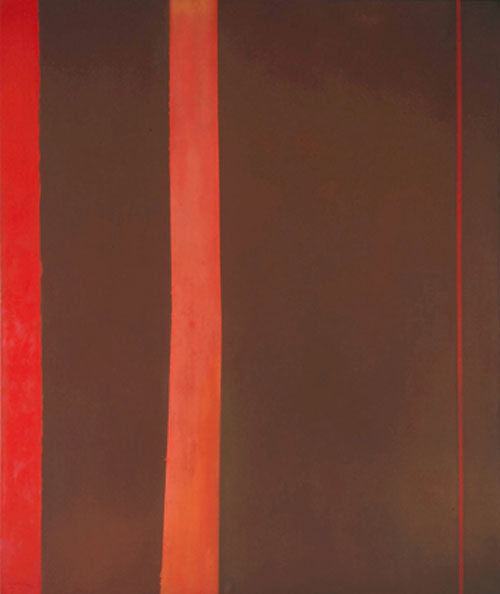 Barnett Newman. Adam 1951-2. Oil on canvas. 2429 x 2029 mm. Tate. Purchased 1968. © ARS, NY and DACS, London 2002