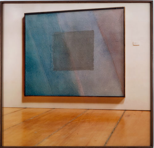 Michael Snow. Times, 1979. Colour photograph, wood frame, 77 x 74 in. (195.6 x 188 cm).