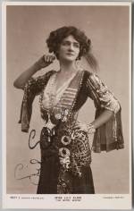 Foulsham & Banfield (English, 1906–20). Postcard (2) of Lily Elsie in The Merry Widow, c1907. Private collection. Photograph: Bruce White.