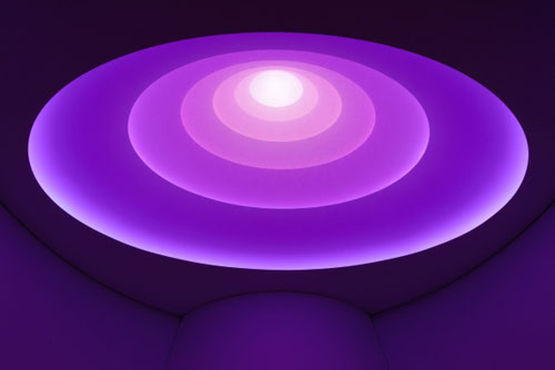 James Turrell. Aten Reign, 2013. Daylight and LED light, dimensions variable. © James Turrell. Installation view 2. Photograph: David Heald © Solomon R. Guggenheim Foundation, New York.