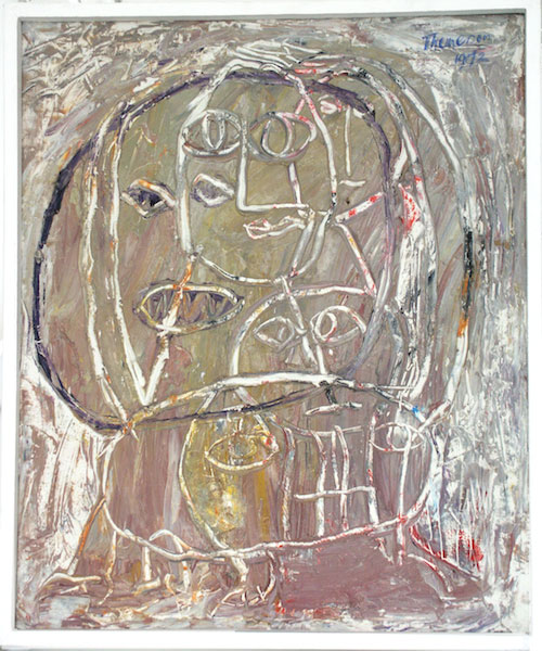 Franciszka Themerson. A Person I Know, 1972. Oil on canvas, 75 x 63 cm.