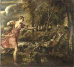 Titian. The Death of Actaeon, about 1565-76. Oil on canvas, 178.8 x 197.8 cm. The National Gallery, London © The National Gallery, London