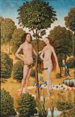 Aert van den Bossche. Adam and Eve, c1490. © Switzerland, private collection.