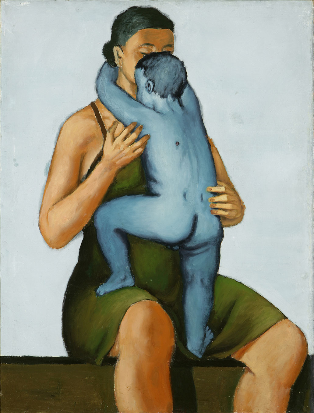 Andrzej Wróblewski. Mother with Dead Child, 1949. Oil on canvas, 120 x 90 cm. Collection of Grażyna Kulczyk. © Andrzej Wróblewski Foundation.