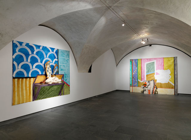 Betty Woodman. Installation view at Museo Marino Marini, Florence, Italy, 2015.