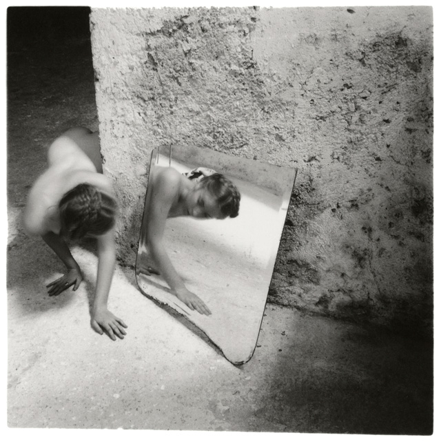 Francesca Woodman. Self-deceit #1, Rome, Italy, 1978. © George and Betty Woodman.