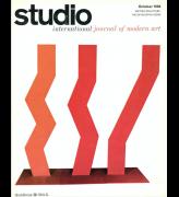 Studio International, October 1966, Volume 172 Number 882. Cover image: William Turnbull. 3/4/5, 1966. Steel painted red and orange, height 8 ft 4 In.