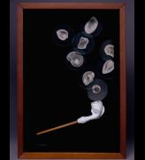 Joseph Cornell. Object (Soap Bubble Set), 1941. Box construction, 46.4 x 31.4 x 9.5 cm. The Robert Lehrman Art Trust, Courtesy of Aimee and Robert Lehrman . © The Joseph and Robert Cornell Memorial Foundation/VAGA, NY/DACS, London 2015. Photograph: Quicksilver Photographers, LLC.