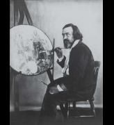 Henry Hering, Portrait of Richard Dadd, c1857. Photographic print, 20 x 15.5 cm. Courtesy of Bethlem Museum of the Mind. Alex Fox (Roy Fox Fine Art Photography).