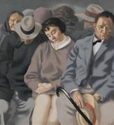 Eduard Ole. Passengers (Reisijad),1929. Art Museum of Estonia. Photo: Stanislav Stepaško.