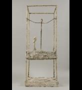Alberto Giacometti. <em>The Cage (first version)</em>, 1949–1950. Painted plaster, 91.1 x 38.5 x 34.9 cm. Fondation Alberto et Annette Giacometti, Paris © Adagp