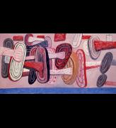 Philip Guston. Aegean II, 1977. Oil on canvas, 92.7 x 177.8 cm. Private collection.