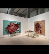Works by Adriana Varejão in Extirpations room. Installation view, Paula Rego and Adriana Varejão: Between Your Teeth, Centro de Arte Moderna Gulbenkian, Lisbon, 2025. Photo: Caroline Menezes.