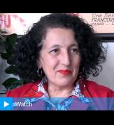 Zineb Sedira talking to Studio International, London, December 2022. Photo: Martin Kennedy.
