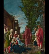 Albrecht Altdorfer (shortly before 1480-1538). Christ taking Leave of his Mother, probably 1520. Oil on lime. The National Gallery, London. © The National Gallery, London.