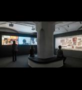 Helen Cammock, installation view, Time for Women! Empowering Visions in 20 Years of the Max Mara Art Prize for Women, Firenze, Palazzo Strozzi, Strozzina, 2025. Photo: Ela Bialkowska, OKNO Studio. Courtesy Fondazione Palazzo Strozzi, Firenze.