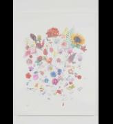 Maryam Najd. Grand Bouquet, 2011-12. Oil on canvas, 260 x 200 cm. © the artist.
