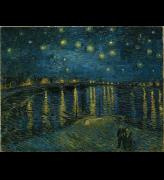 Vincent van Gogh, Starry Night over the Rhône, 1888. Oil on canvas, 72.5 × 92 cm. Musée d’Orsay, Paris. Donation sous réserve d'usufruit de M. et Mme Robert Kahn-Sriber, en souvenir de M. et Mme Fernand Moch, 1975. Photo © Musée d'Orsay, Dist. RMN-Grand Palais / Patrice Schmidt.