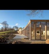 The Weston, Yorkshire Sculpture Park designed by Feilden Fowles. Photo: Peter Cook.