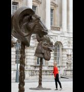 
      
      <p>Ai Weiwei. <em>Circle of Animals/Zodiac Heads, </em>2011. The installation comprises 12 monumental
bronze animal heads, re-creations of the traditional Chinese zodiac sculptures which once
adorned the fountain-clock of Yuanming Yuan, an 18th century imperial retreat just outside
Beijing. Photo: Marcus Ginns.      
    