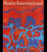 Studio International, April 1970, Volume 179 Number 921. Cover image specially designed by 
Anthony Benjamin.