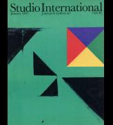 Studio International, January 1970, Volume 179 Number 918. Cover image specially designed by Paul Huxley.