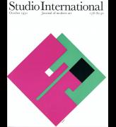 Studio International, 1970, October 1970, Volume 180 Number 926. Cover specially designed by 
Bruno Munari.