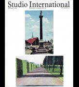 Studio International, 1971, February 1971, Volume 181 Number 930. Cover image: postcards by Richard Hamilton and David Hockney from the recent exhibition at the Angela Flowers Gallery, London.