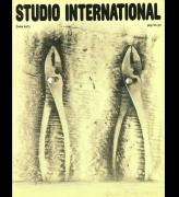Studio International, 1973, June 1973, Volume 185 Number 956. Cover: specially designed for this issue by Jim Dine.