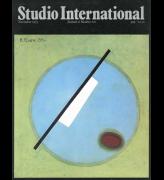 Studio International, 1973, November 1973, Volume 186 Number 960. Cover: Suprematist Composition 1921 by Ivan Kliun.