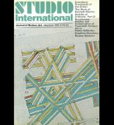 Studio International, May/June 1975, Volume 189 Number 975. Cover: working rough by Kenneth Martin, whose retrospective is at the Tate Gallery, till 29 June.